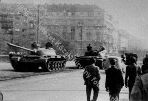 Tanks and passers-by