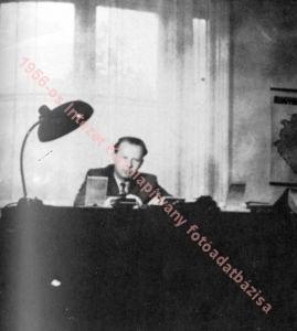 Vladimir Farkas in his study in Andrssy street No. 60 