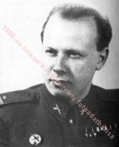 Vladimir Farkas as a major