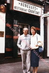 Vigh Szabolcs feleségével, Vighné-Claassens Ingriddel 