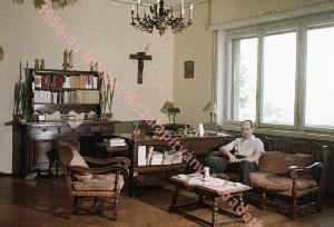 Vigh Szabolcs otthonában a hatvanas évek második felében